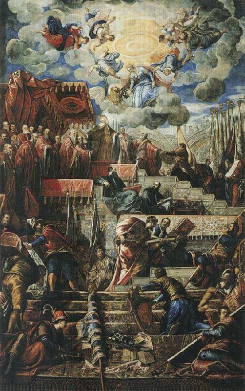 TINTORETTO, Jacopo The Voluntary Subjugation of the Provinces Sweden oil painting art